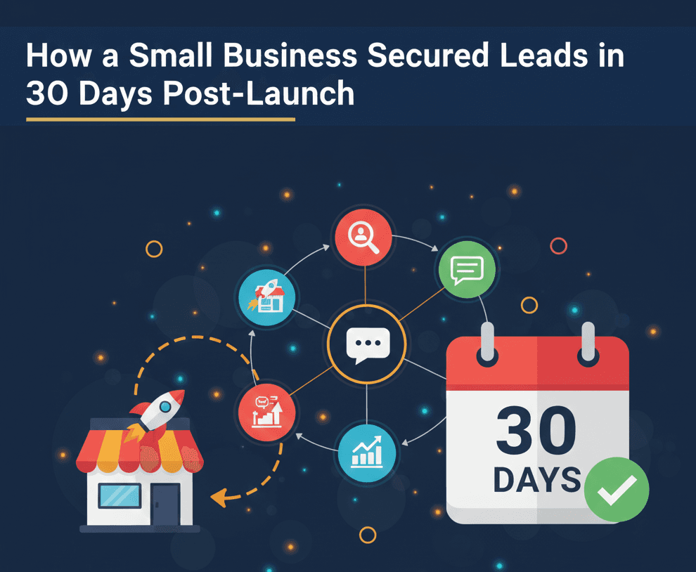 Zero to Hero: How a Small Business Secured Leads in 30 Days Post-Launch