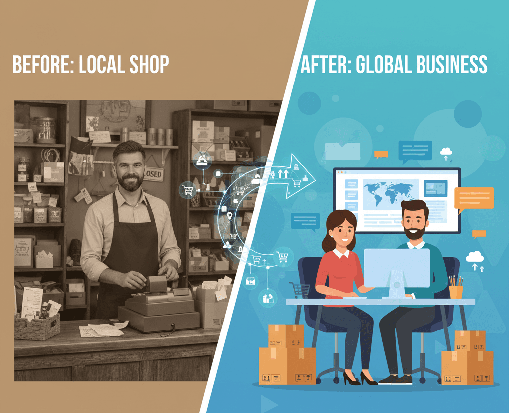 A Before & After of an Offline Business Transformation