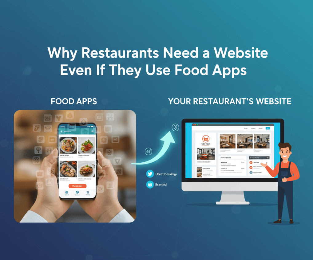 Why Restaurants Need a Website Even If They Use Food Apps
